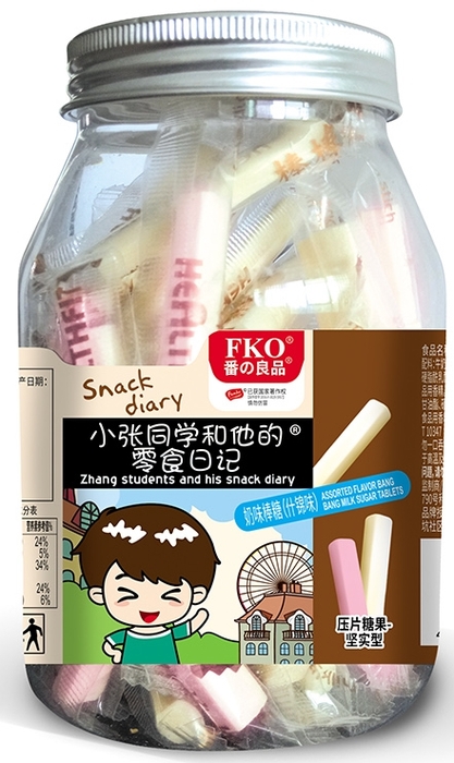FKO奶味棒棒糖 什锦味